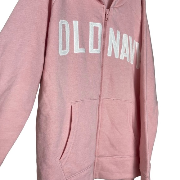 NWT Old Navy Pink Girl Zip Up Hoodie Size 14 - Picture 4 of 9